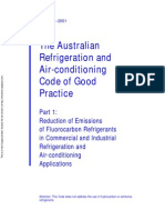 HB 40.1-2001 The Australian Refrigeration and Air-Conditioning Code of Good Practice Reduction of Emissions o