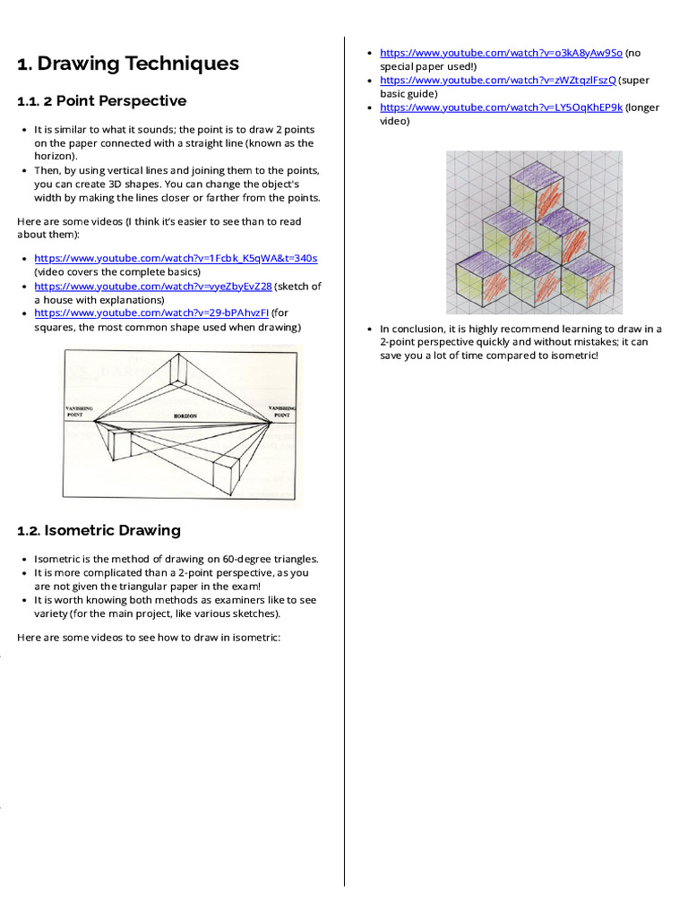 Drawing Techniques | PDF