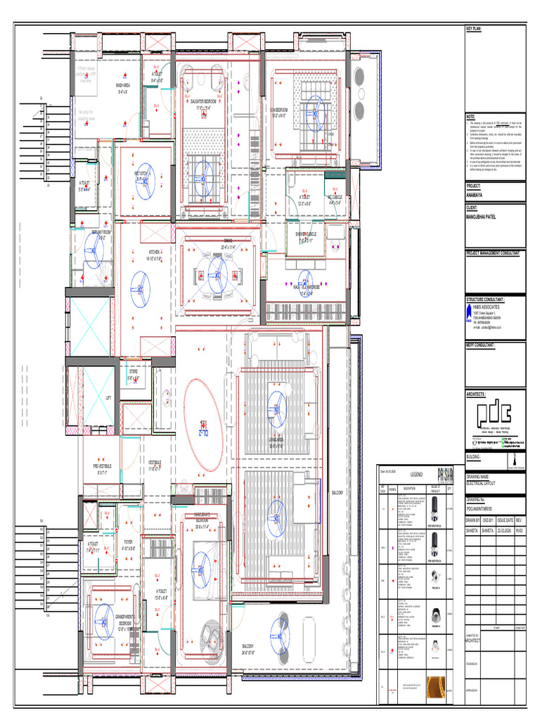 Final Interior Layout_24032026-Electical Layout | PDF | Design