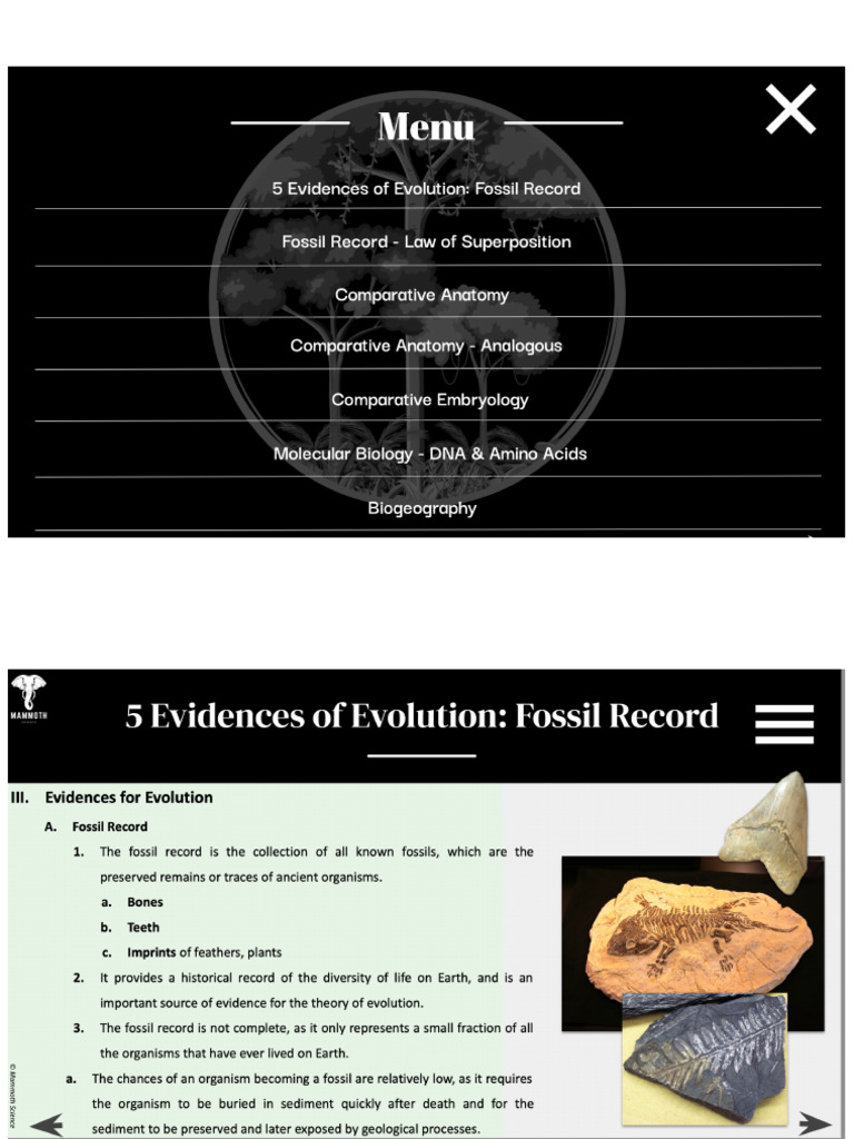 evidences of evolution | PDF | Natural Selection | Evolution