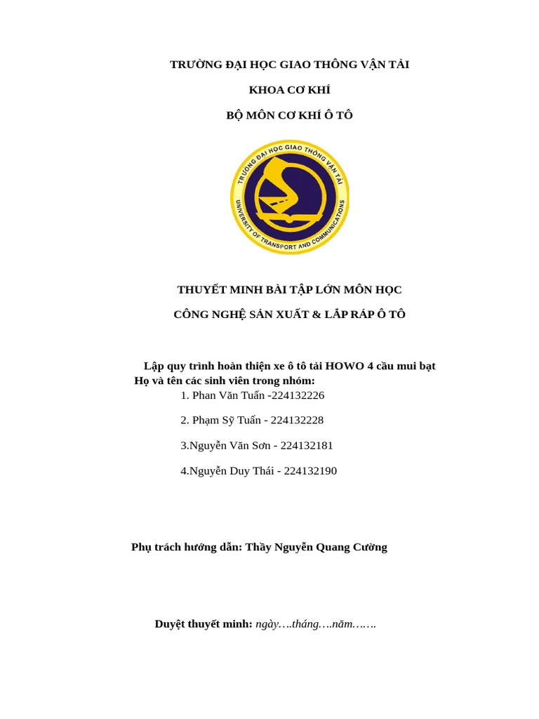 Phan Van Tuan Cns XLR Stung | PDF
