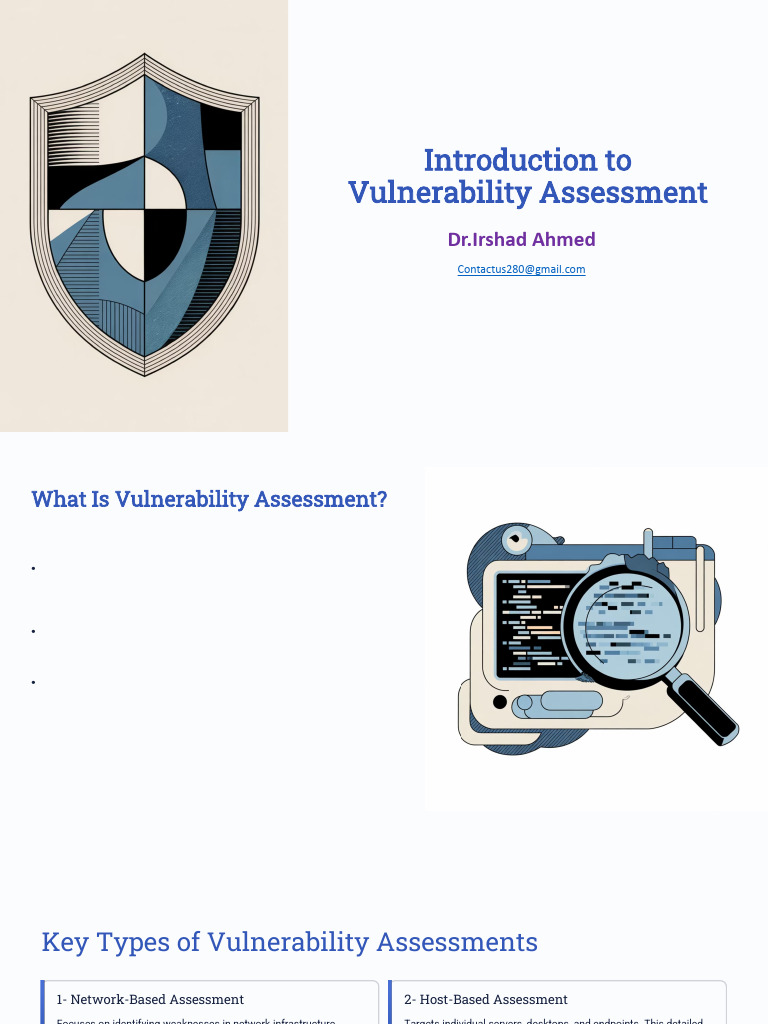 Introduction to Vulnerability Assessment | PDF