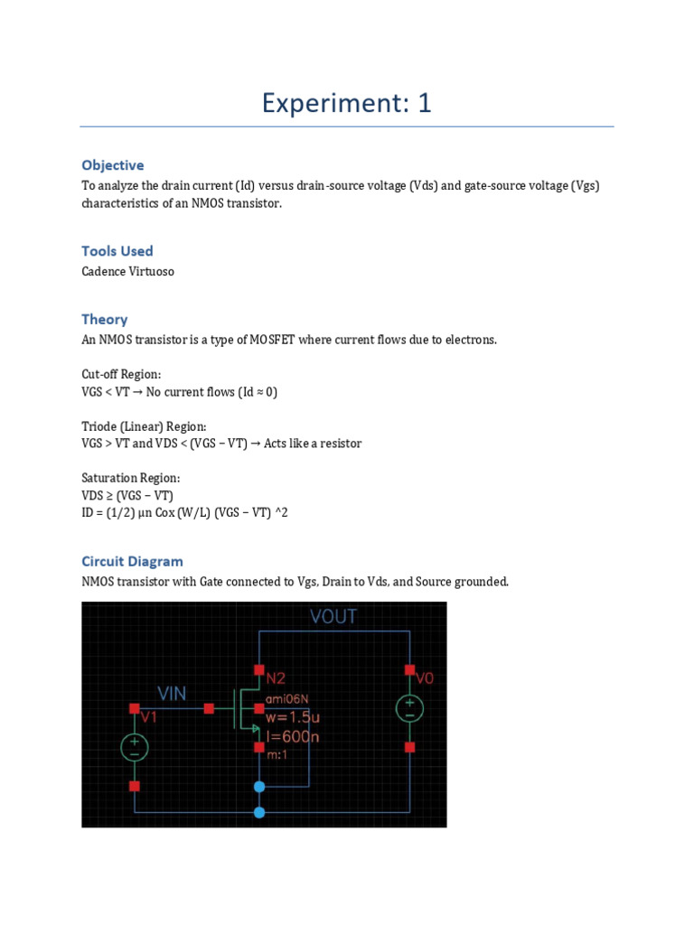 NMOS | PDF