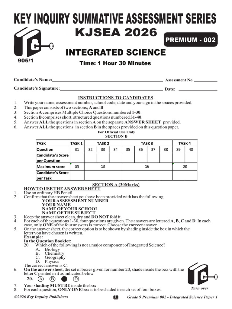 Integrated Science 1 | PDF | Chemical Elements | Chemical Substances
