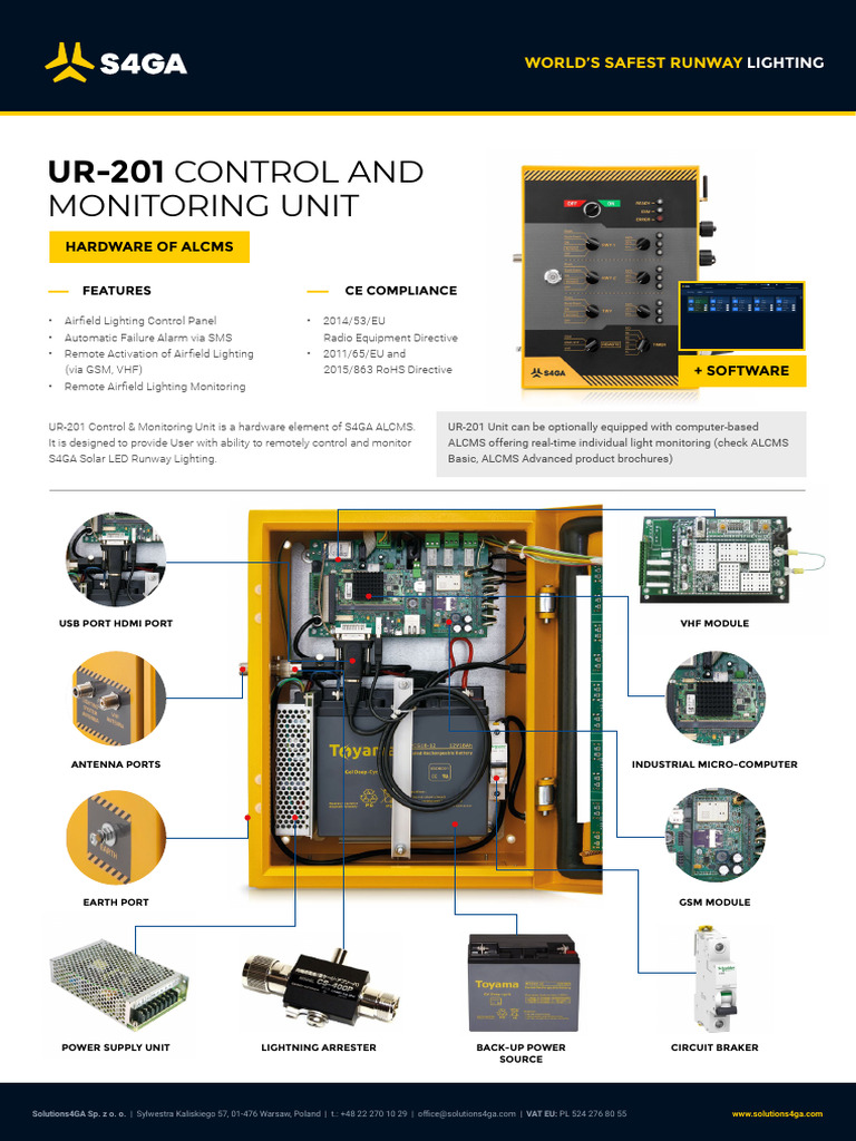 3. Datasheet Ur-201_control and Monitoring Unit (1) | PDF | Electrical ...