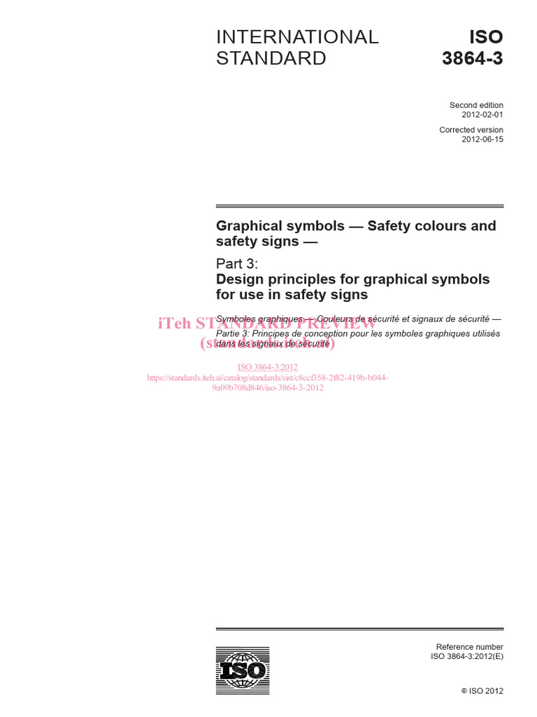 ISO-3864-3-2012 | PDF | International Organization For Standardization ...