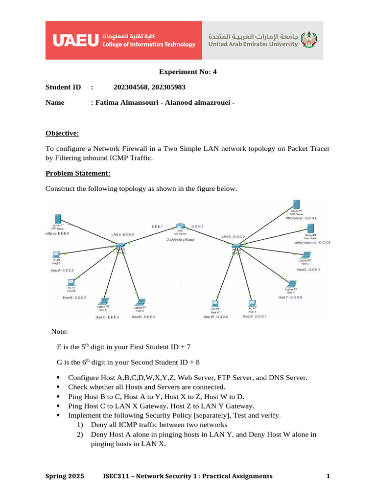 Lab4 | PDF | Local Area Network | Internet Protocols