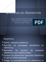 Anestesia en Obstetricia