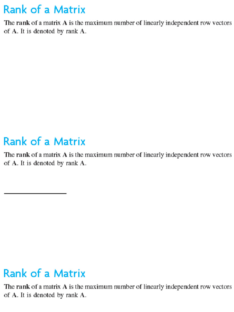 2. Consistency + G. J. E Inverse of Matrices | PDF