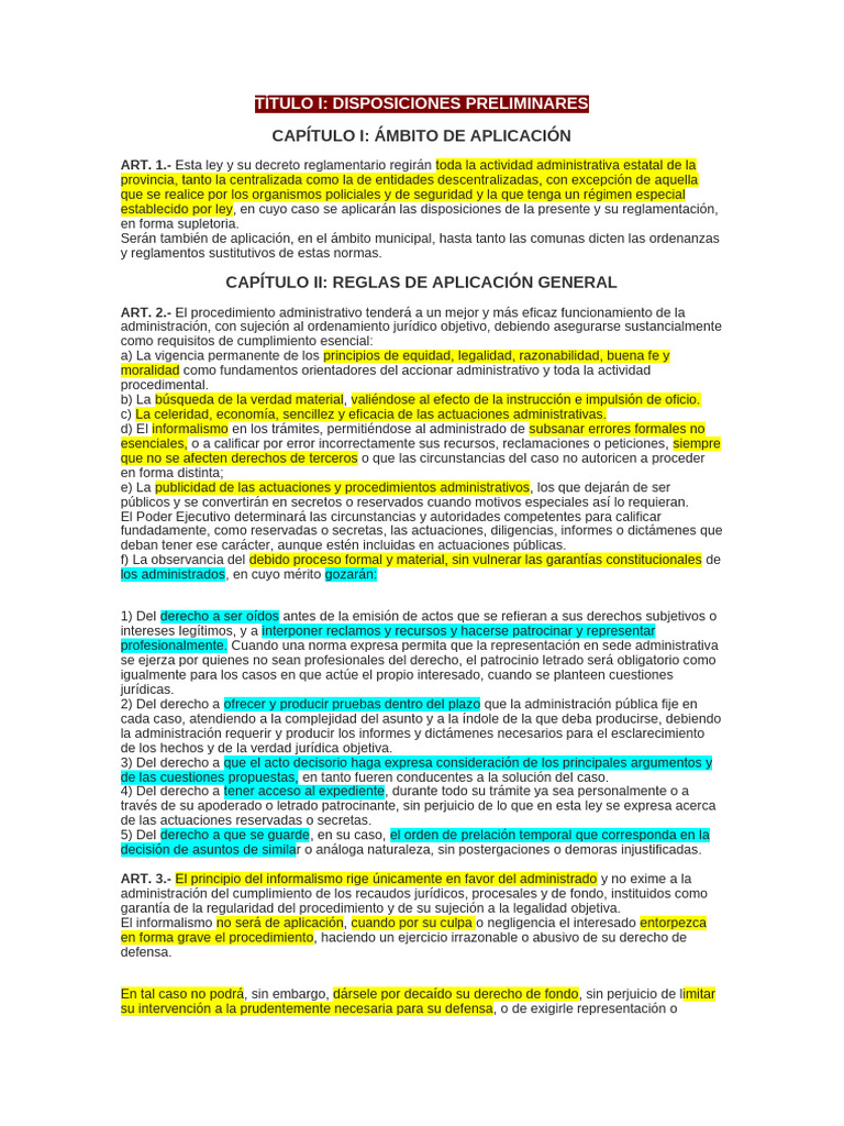 Ley 971 Procediemientos de Fsa | PDF | Nulo (ley) | Regulación