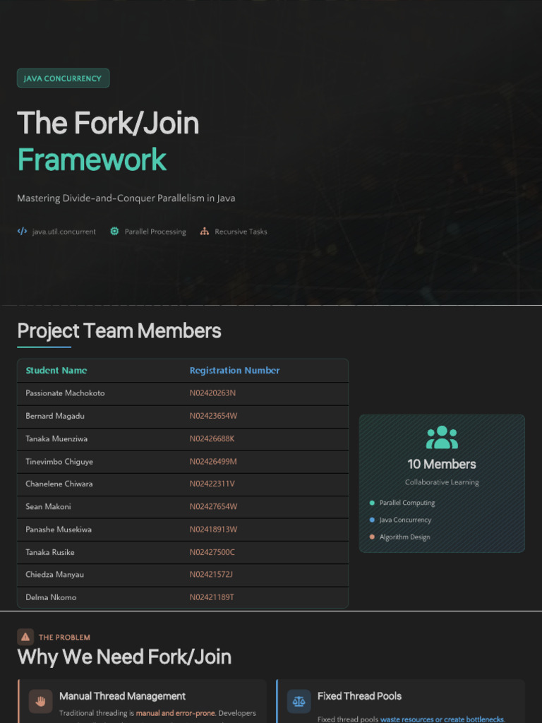 The Fork - Join Framework | PDF | Software Engineering | Concurrency ...