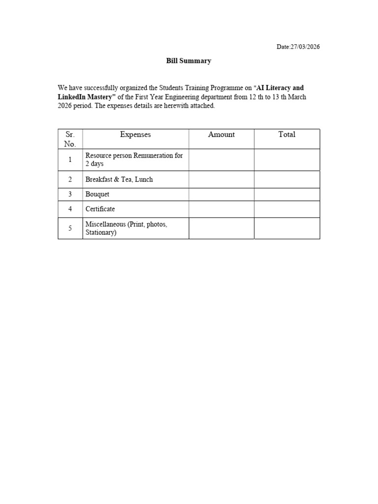 Bill Summary | PDF