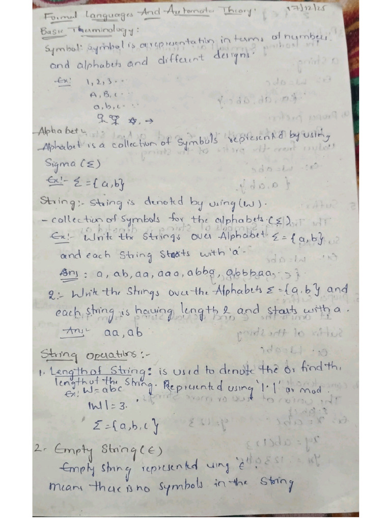 FLAT Unit 1 | PDF
