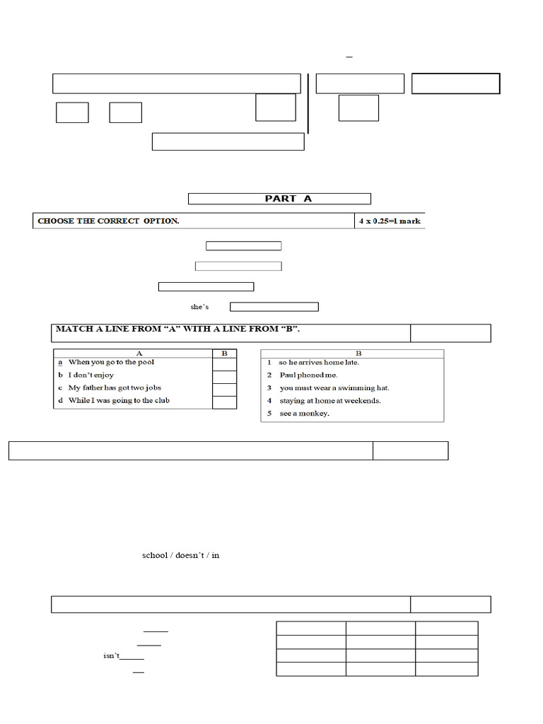 [Template] Final Exam Model 1 Personalized by Mateo | PDF | Linguistics ...