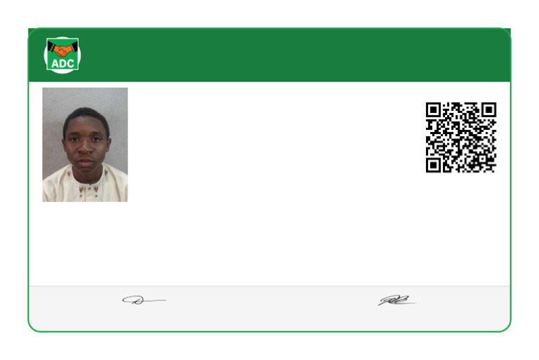 Adc Membership Card Salmanu Dalhatu | PDF