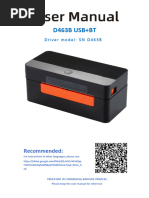 Rongta RP4xx Driver Setup Guide | PDF | Printer (Computing) | Barcode