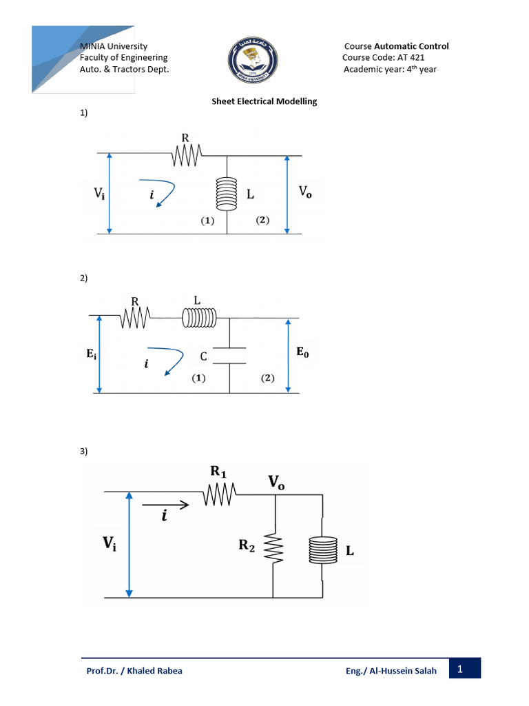Sheet Electrical Modelling | PDF
