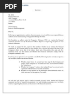 1A-Audit Engagement Letter