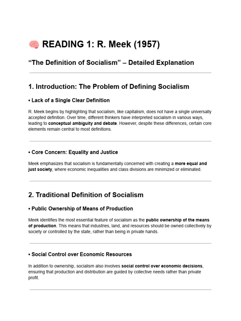 ? Reading Socialism | PDF | Communism | Socialism