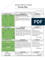 Practice Plan: United States Youth Soccer Association