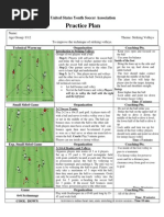 Practice Plan: United States Youth Soccer Association