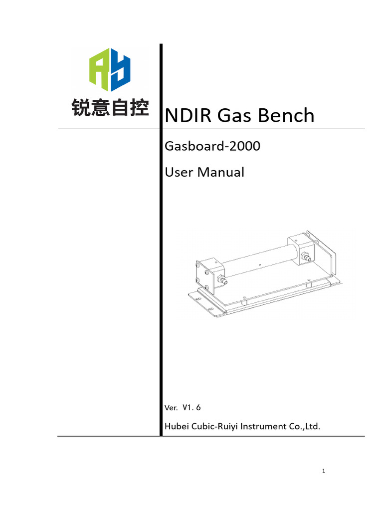 Gasboard-2000 NDIR Gas Bench With Communication Protocol-V1.6 | PDF ...