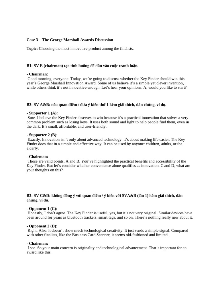 Một Chiếc Case 3 | PDF | Safety | Regulatory Compliance
