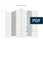 Clincal Groups