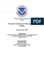 Privacy Pia Dhs Fdm DHS Privacy Documents for Department-wide Programs 08-2012