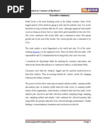 A PROJECT REPORT on Analysis on Customer of Big-Bazaar