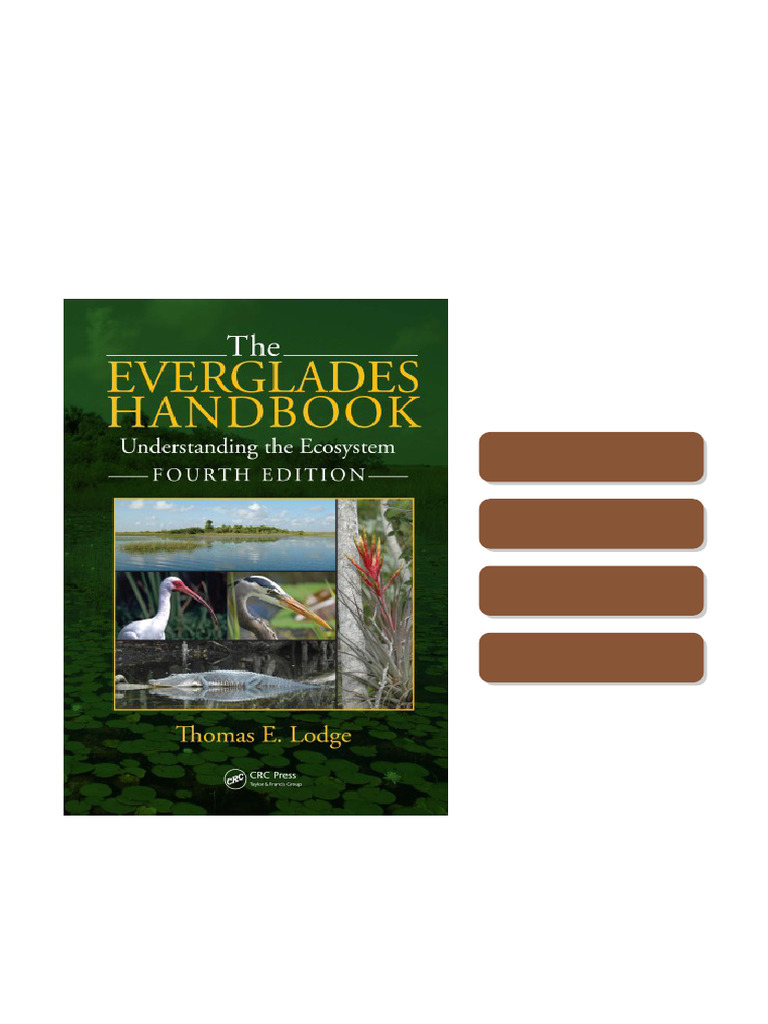 The Everglades Handbook Understanding the Ecosystem Fourth Edition ...