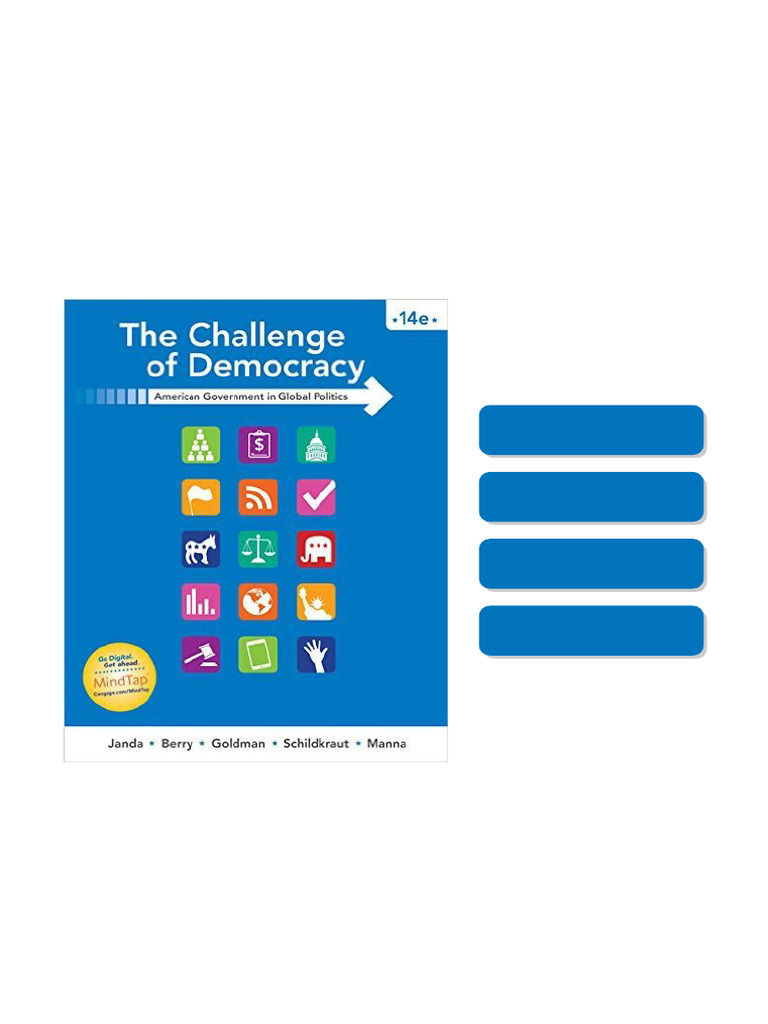eTextbook 978-1305954922 The Challenge of Democracy: American ...