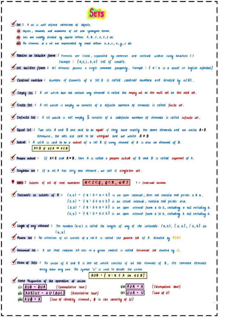 1st Puc Math Ch 1-5 QB(Updated) | PDF
