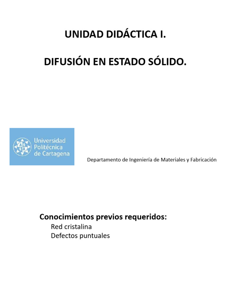 Difusi n PDF Difusi n Acero