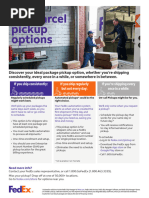 Guide To FedEx Pickups | PDF | Cargo | Fed Ex