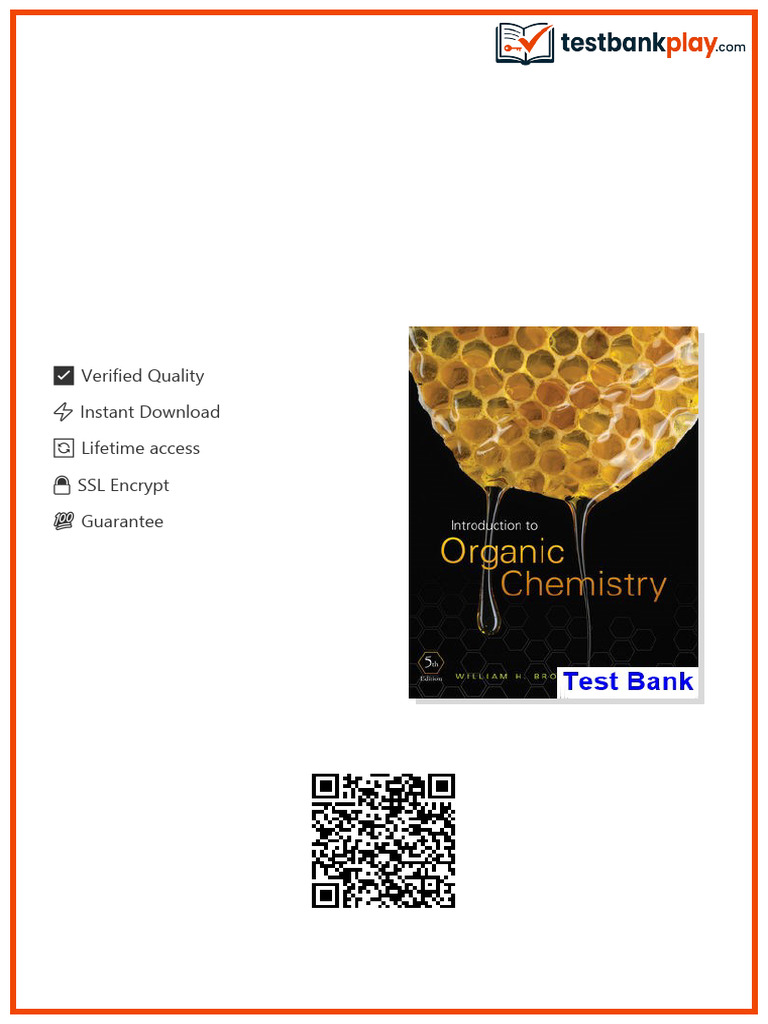 Organic Chemistry 5th Edition Brown Test Bank Exclusive Release | PDF ...