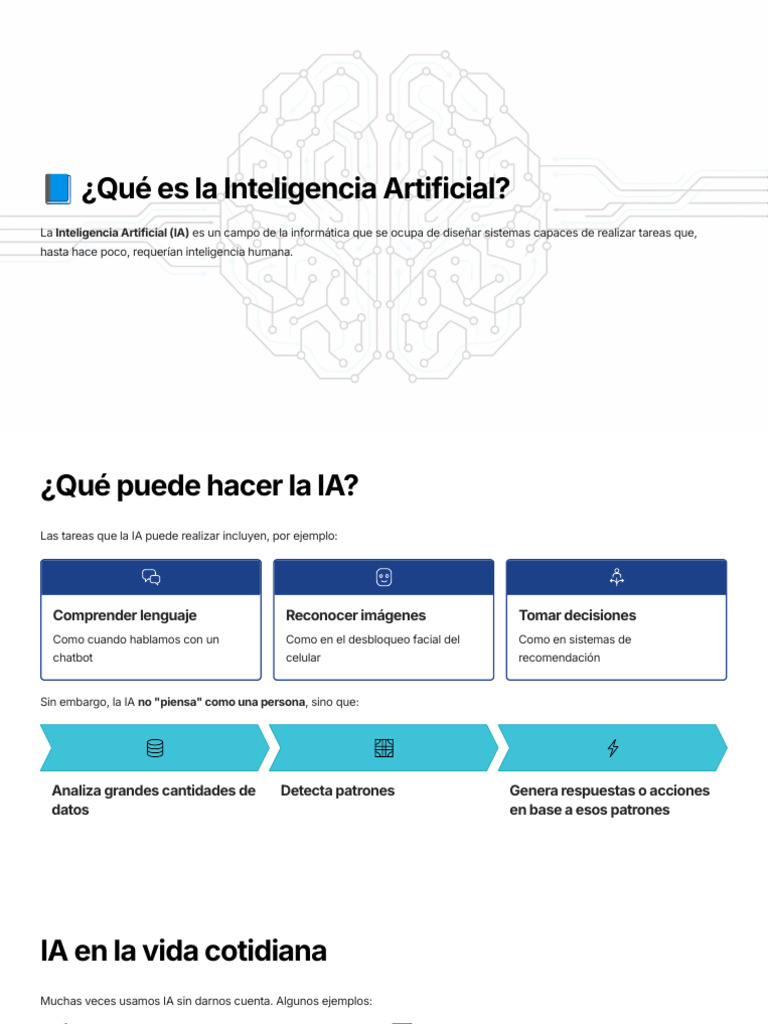 Introducción a la IA | PDF | Inteligencia artificial | Inteligencia (IA ...