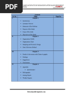 A Project Report On Customer Satisfactioin Regarding After Sales Services of Mahindra&amp Mahindra