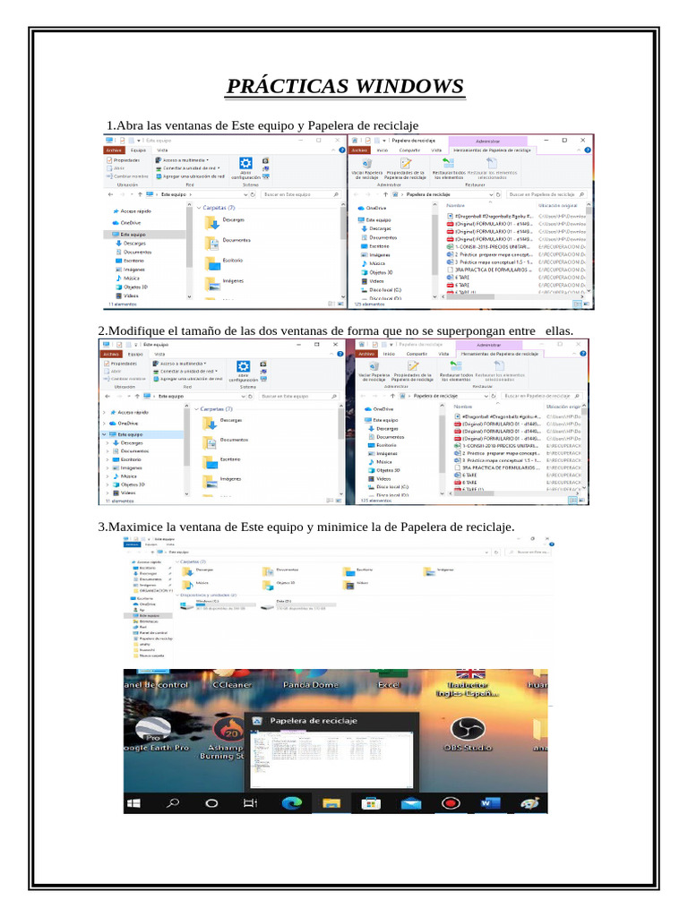 Prácticas Windows - Wendy Noelia Quispe Huarachyi | PDF | Protocolos de ...