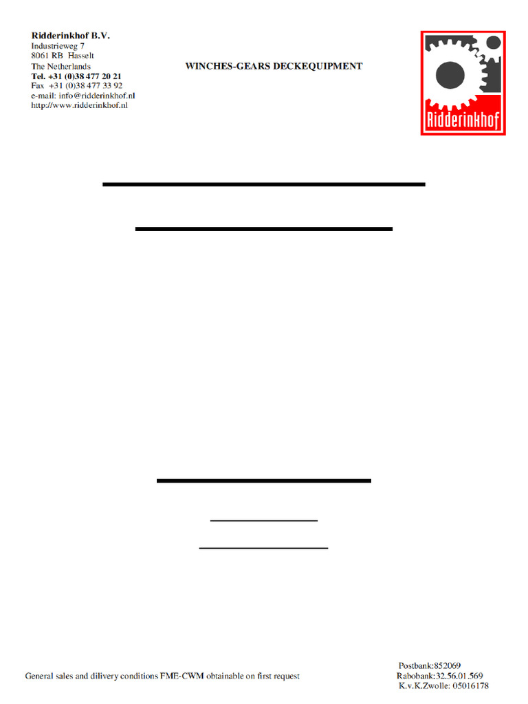 Anchor Winch Manual Windlass | PDF | Mechanical Engineering