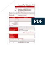 Income Tax Calculator in Excel 2012 2013