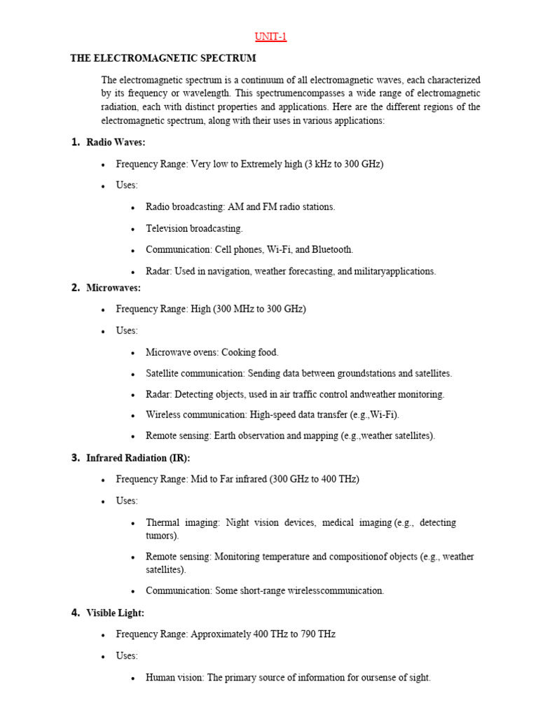 Unit 1 Notes | PDF