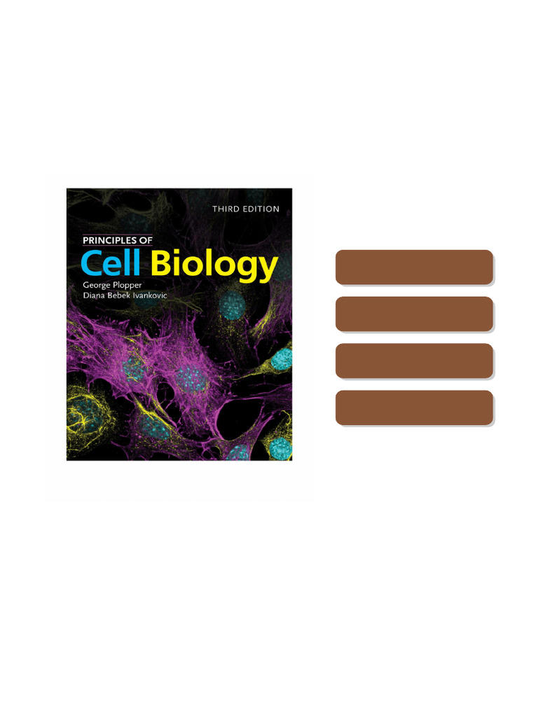 Access Principles of Cell Biology Third Edition George Plopper Immediately Online | PDF