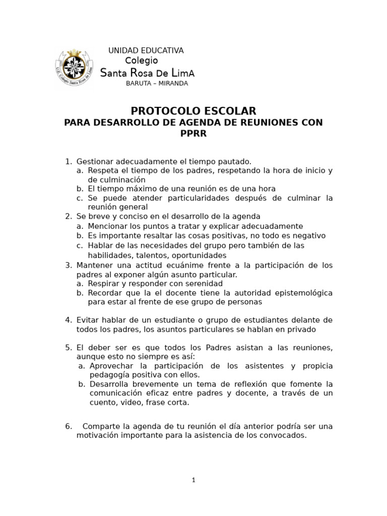 PASOS REUNIONES PPRR | PDF | Plan de estudios | Maestros