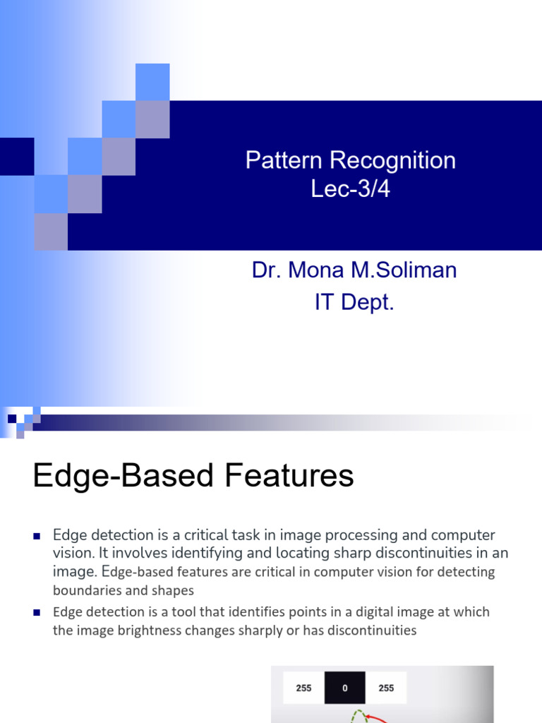 Pattern Lec 4 | PDF | Image Processing | Multidimensional Signal Processing