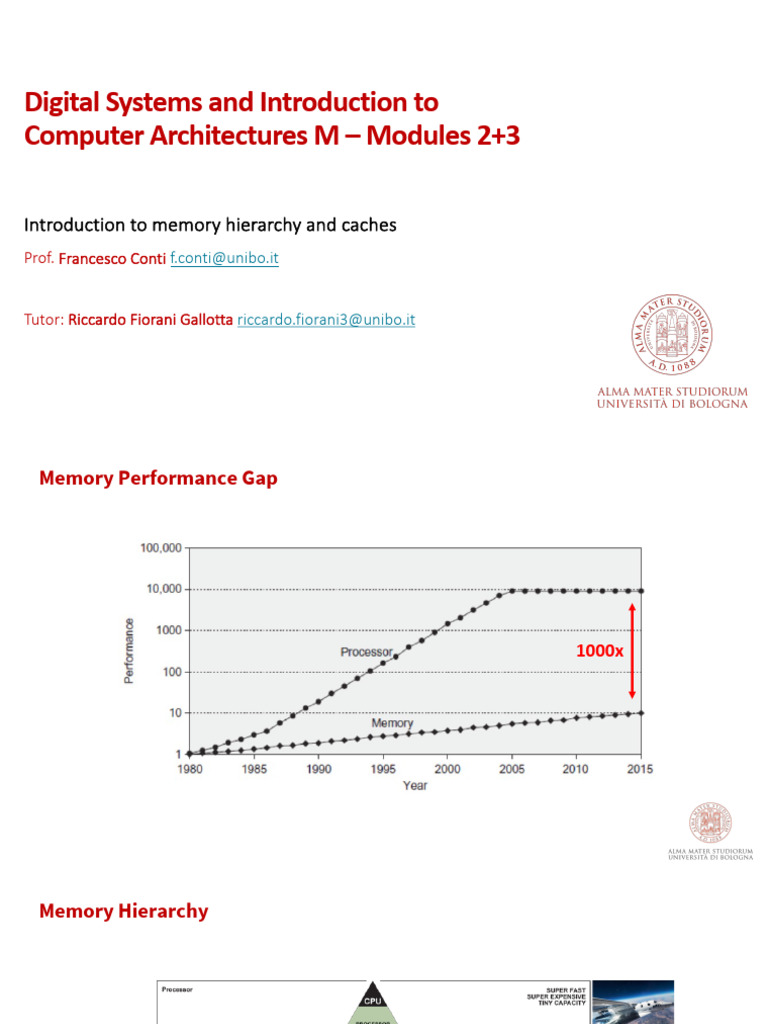 09 Introduction to Caches 20251209 | PDF | Cpu Cache | Computer Memory