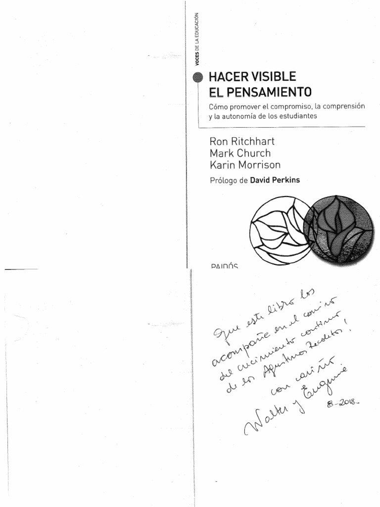 Hacer Visible El Pensamiento - Ritchhart (1) | PDF