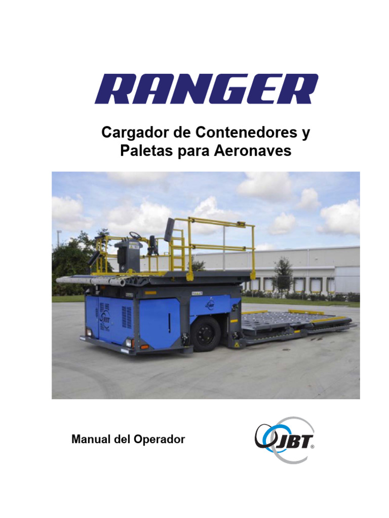 LDL JBT RANGER Manual del Operador | PDF | Aeropuerto | Tecnología de ...