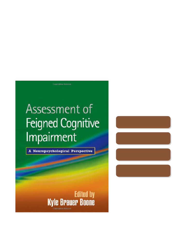 Read the Assessment of Feigned Cognitive Impairment A ...