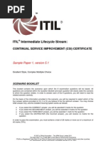 Download Itilv3 Csi Sample Paper 1 by Guy Poaka SN102432241 doc pdf